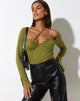 Bild von Lasira Mieder in Khaki