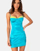 Image of Lesty Kleid Aqua m/ Lime Spitze