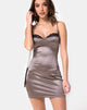 Image of Lesty Bodycon Kleid in Warm Steel