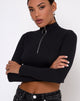 Bild von Lesvy Crop Top in Schwarz