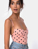 Bild von Leva Mieder in New Polka Nude Schwarz