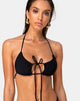 Image of Lillen Bikini-Oberteil in mattem Schwarz
