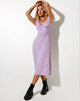 Image of Lona Midikleid in Ditsy Rose Flieder