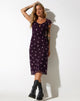 Bild von Lona Maxikleid in Pflaume Daisy Embro