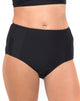 Bild von Longline-Bikiniunterteil in Schwarz