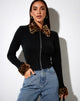 Image of Loria Cardi in Schwarz mit braunem Tier