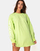Bild von Lotsun Sweatshirt in Motel No Vacancy Fluro Grün