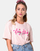 Bild von Oversize Basic Tee in Love Makes Me Sick Blush