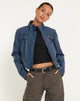 Abbildung der Loviana Jacke in PU Navy