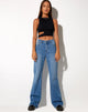 Bild von Low Slung Jeans in blauer Waschung