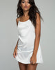 Image of Lucille Slip Dress aus Satin Bone