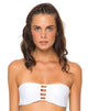 Bild von Motel Lunar Bandeau Bikini Top In Weiß