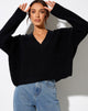 Image of Mabel Pullover aus Strick Schwarz