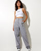 Image of Sakila Hose in Small Check Schwarz Grau