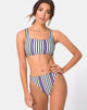 Bild von Malee Bikinioberteil in New Stripe
