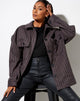 Image of Marcel Shirt in Streifen Schwarz und Grau