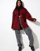 Image of Marcel Shirt in Streifen Schwarz und Rot