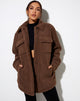 Image of Marcella Hemd in Borg Charcoal Grau
