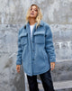 Image of Marcella Hemd in Borg Schieferblau