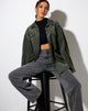 Image von Marcy Hemd aus Kord Khaki