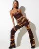 Bild von MOTEL X IRIS Mares Flare Hose in Bleach Drip