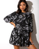Image of Mareta Tee-Kleid in Night Sky Schwarz