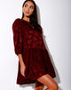 Image of Mareta Tee-Kleid in Satin Rose Mulberry