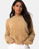Image of Margo Pullover aus Strick in Taupe