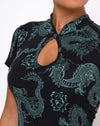 Drachenblume Schwarz und Minze