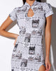 Bild von Marlin Bodycon Kleid in Tarot