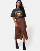 Bild von Marni Midirock aus Satin Rose Chocolate
