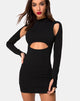Image von Matcha Minikleid in Schwarz