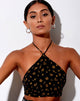 Bild von Maudy Crop Top in Mini Astro Schwarz