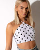 Bild von Maudy Top in 80s Polka Weiß