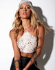 Bild von Maudy Crop Top in Sand Leopard