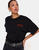 Bild von Maxi Tee in Anthrazit Wenn es kommt, dann lass es