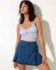 Image of Mayrinda Crop Top aus Spitze Powder Blue