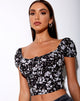 Bild von Mazu Top in Dark Wild Flower