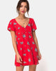 Image of Meca Kleid in Soi Rose Rot
