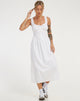 Bild von Melrose Maxikleid in Weiß