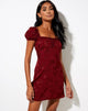 Image of Menta Minikleid in Satin Rose Mulberry