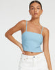 Bild von Merita Crop Top in Hellblau