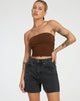 Image of Mittellange Shorts in schwarzer Waschung