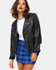 Bild von Mini Broomy Rock in Tartan Blau