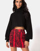 Bild von Mini Broomy Skirt in Red Snake