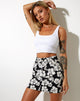 Bild von Mini Broomy Skirt in Vacation Schwarz und Weiß