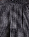 Hahnentritt Schwarz und Grau