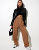 Image of Misha Hose mit weitem Bein in Tailoring Putty