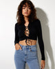 Bild von Misla Crop Top in Schwarz