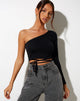 Bild von Mitzi Crop Top in Schwarz